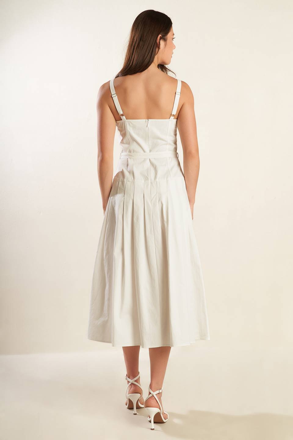SHAY LANTANA WOVEN MIDI DRESS Flying Tomato
